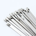 48x200mm Stainless Steel Metal Cable Ties, 300 Pack – Heavy-Duty Fasteners