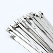 48x200mm Stainless Steel Metal Cable Ties, 300 Pack – Heavy-Duty Fasteners