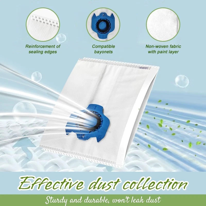 Air-cleaning 3D dust bag for Miele GN model vacuum cleaners - 6 pieces