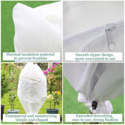 1-pc winter plant cover frost protection bag, 31x39'' winter plant warming cover