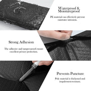 #000 Black polyester-filled envelopes are suitable for small business jewelry