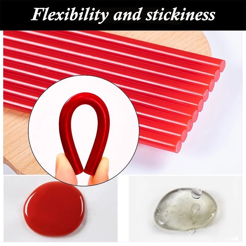 11x270mm red glue gun rod, a high-temperature glue rod with high adhesion