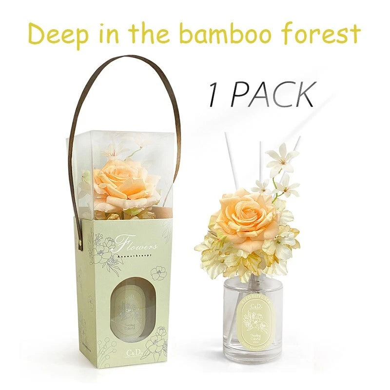 Flower diffuser Home diffuser Gift set for bathroom and office decor 100ml