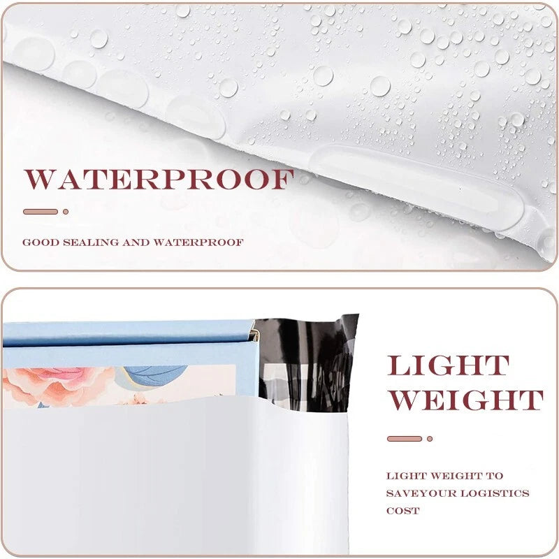 24x24-inch waterproof white transport bags for clothes, packaging and returns