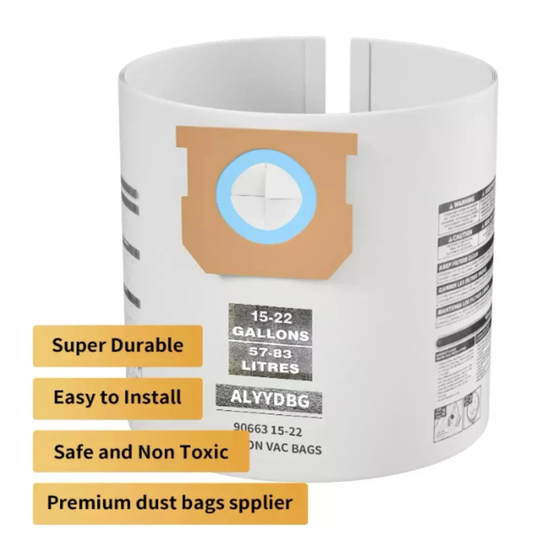 Replacement Shop-Vac 9066300, Type G, 15-22-Gallon Bag, 90663 90663-00 3~12 Pack