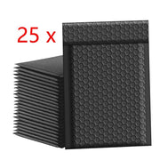 #000 Black polyester-filled envelopes are suitable for small business jewelry