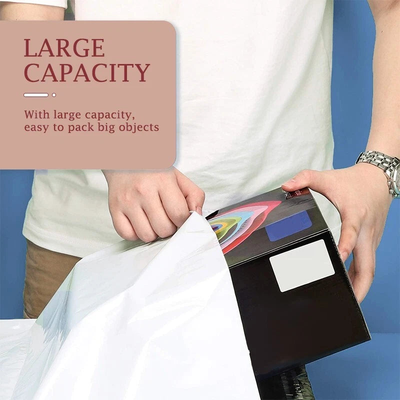 24x24-inch waterproof white transport bags for clothes, packaging and returns