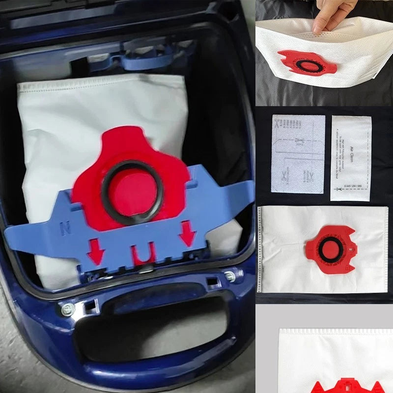 Air-cleaning 3D dust bag for Miele FJM vacuum cleaner - 6 pieces