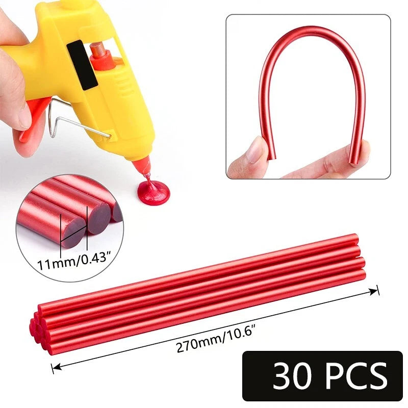 11x270mm red glue gun rod, a high-temperature glue rod with high adhesion