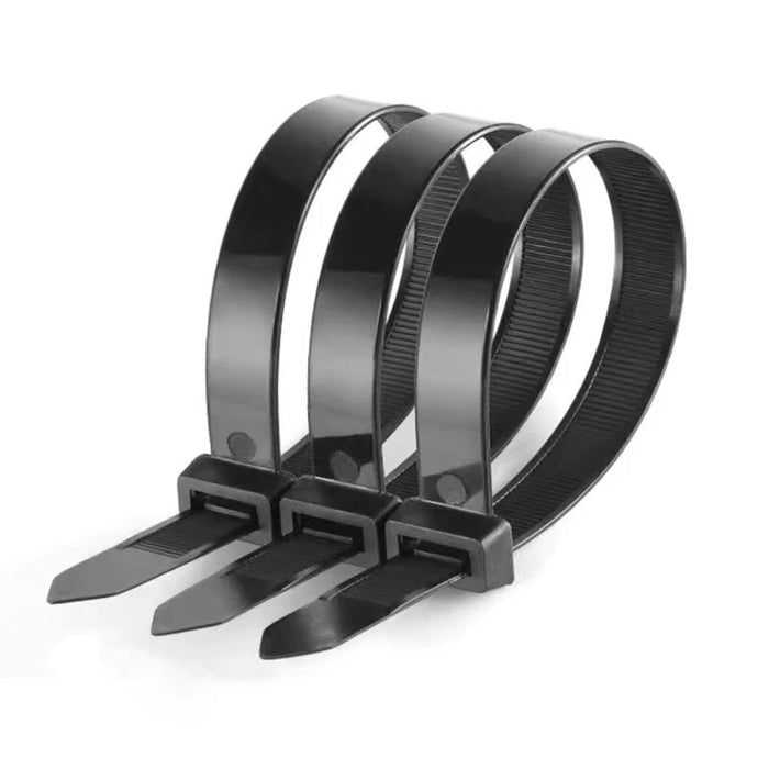 14-inch self-locking zipper cable ties, suitable for homes, workshop and garages