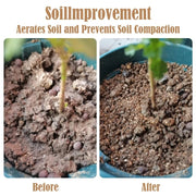 1-quart vermiculite soil conditioner: water retention, aeration, and drainage.