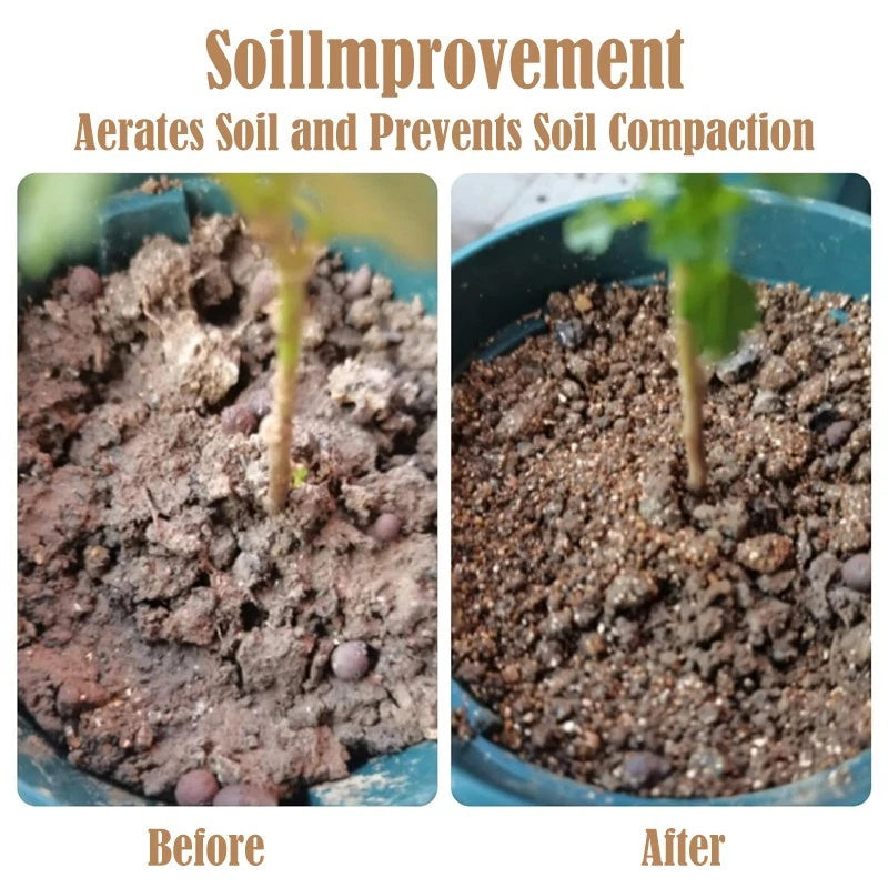 1-quart vermiculite soil conditioner: water retention, aeration, and drainage.
