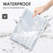 6x7 inch White Polyethylene Envelopes, Pack of 50, for Mailing Packages