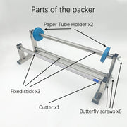 19.6/23.6-inch stainless steel manual elastic stretch film packaging machine
