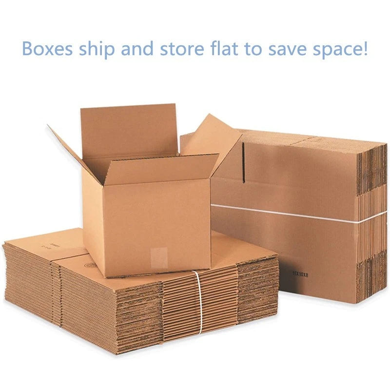 2 large corrugated cardboard shipping boxes (20x16x16 in) for mailing/storage.