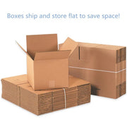 2 large corrugated cardboard shipping boxes (20x16x16 in) for mailing/storage.