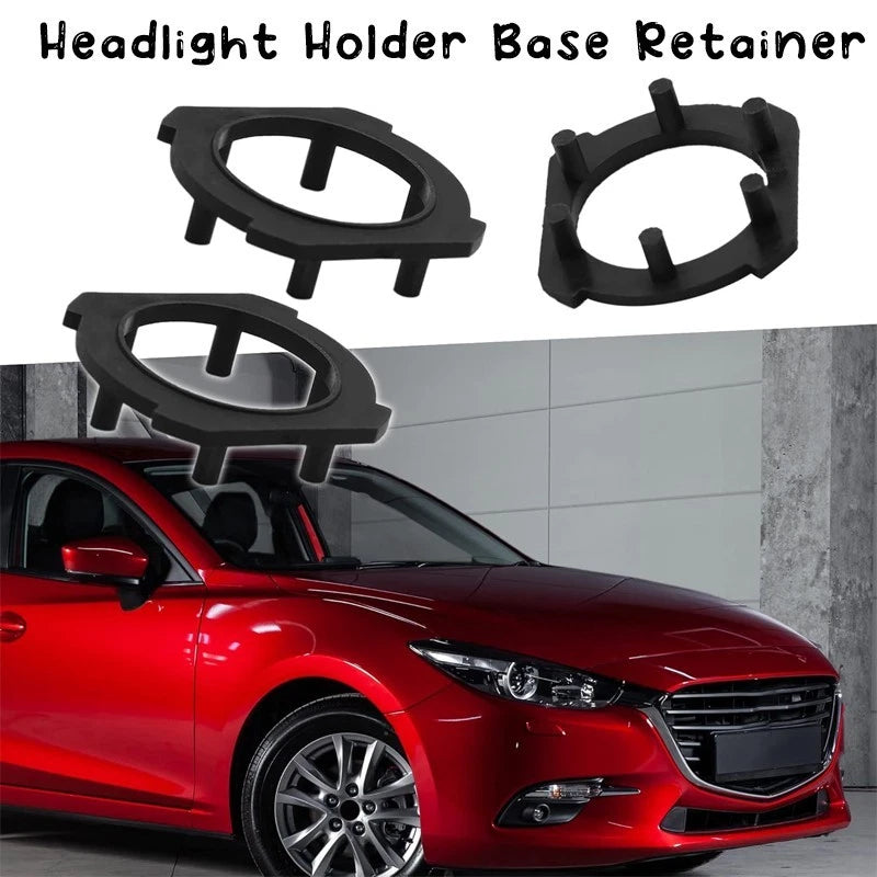 For Mazda H7 LED headlight bulb adapter bracket base fixing clip 2 pieces TK121
