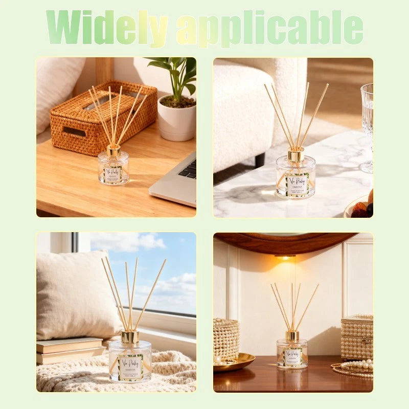 Reed Diffuser - 3.38 oz, suitable for home, bedroom, living room, and bathroom.