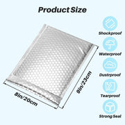 #0 8x9 self-sealing bubble mail, insulated mailing bag for cold transportation
