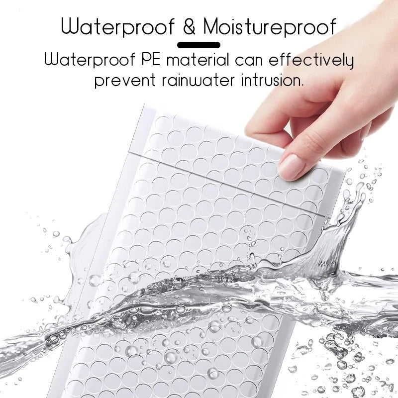4.3 x 5 inch White Polyethylene Envelopes, Pack of 100, for Mailing Packages