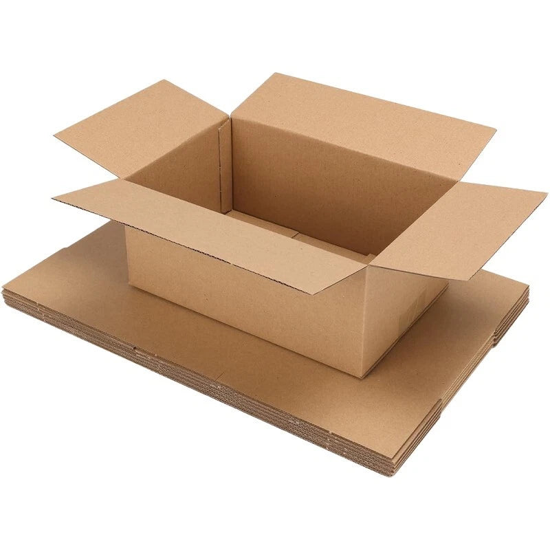 8x6x4 Inch Shipping Boxes Heavy Duty Cardboard Moving Storage Box Pack of 10 25