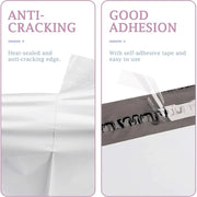 14.5x19 white waterproof transport bag, strong adhesive transport envelope