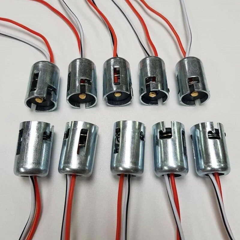10~30 PCS 1156 P21W 1073 1141 7506 BA15s Light Bulb Socket Holder Wire Harness