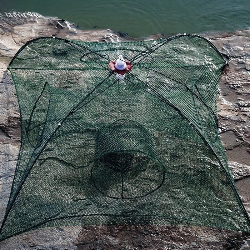Fishing bait trap, portable accessories for crayfish nets and crabs, foldable