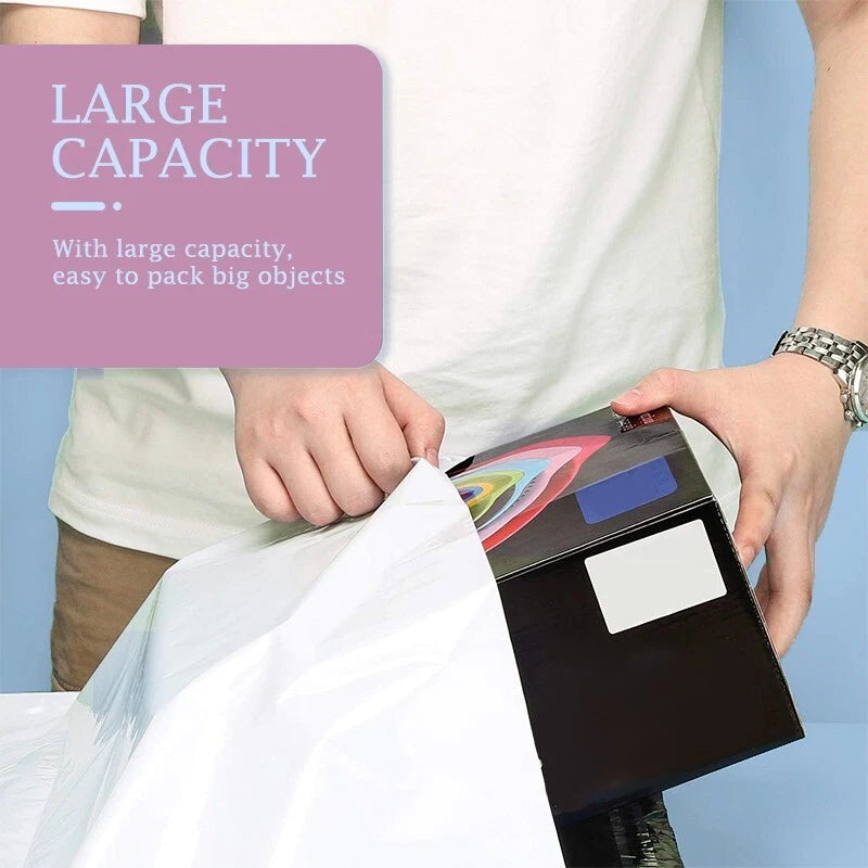 14.5x19 white waterproof transport bag, strong adhesive transport envelope