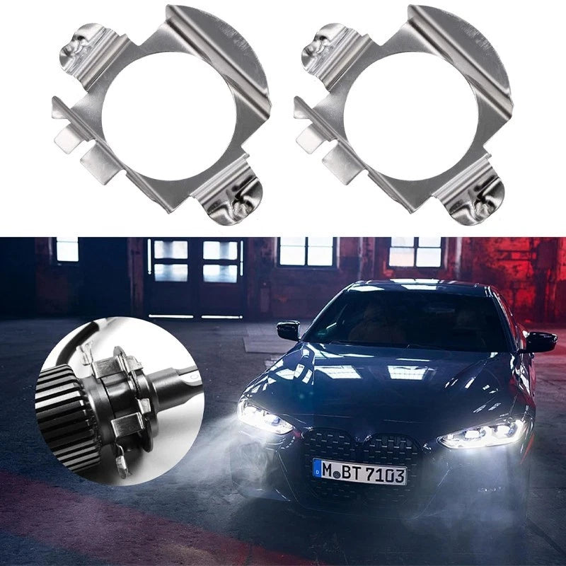 H7 LED headlight bulb adapter bracket base fixing clip kit TK102 (2 pieces)