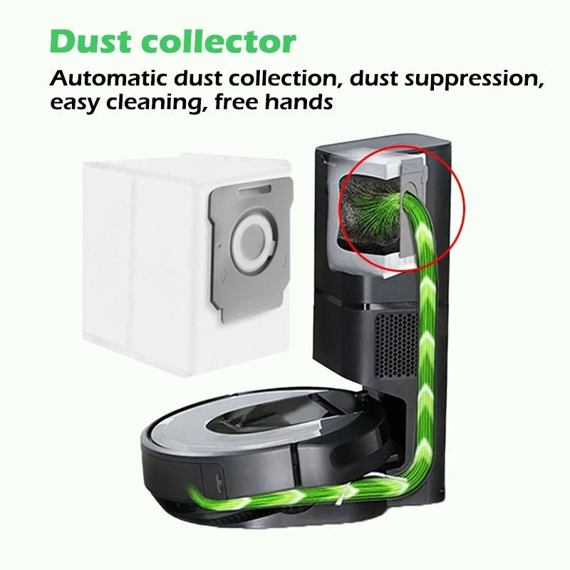 Replacement HEPA Filters for Roomba i7+/i4/E5/E6/E7 - 6-Pack