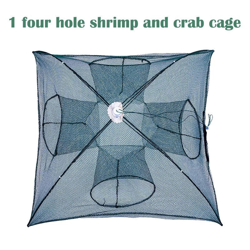 Fishing bait trap, portable accessories for crayfish nets and crabs, foldable