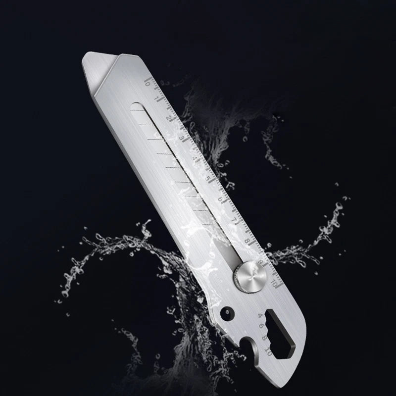 Stainless Steel Utility Knife 20x157mm | Retractable Blade | 1-Pack