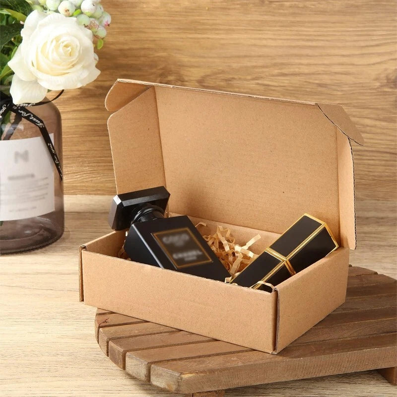 6x4x2 "corrugated boxes - 10/20 PCS - Brown - Gift wrapping and mailing only