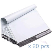 14.5x19 white waterproof transport bag, strong adhesive transport envelope
