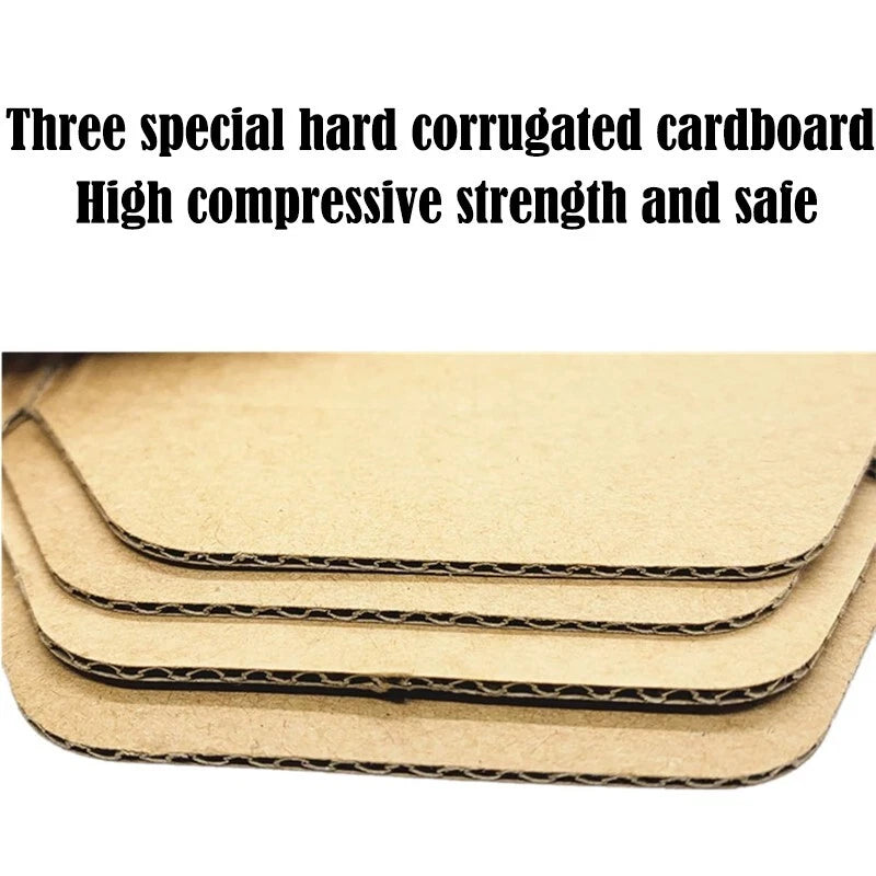 6x4x2 "corrugated boxes - 10/20 PCS - Brown - Gift wrapping and mailing only