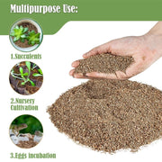 1-quart vermiculite soil conditioner: water retention, aeration, and drainage.