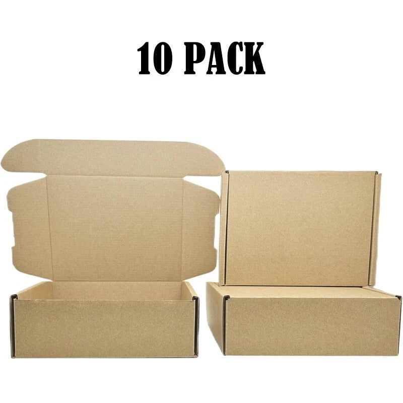 6x4x2 "corrugated boxes - 10/20 PCS - Brown - Gift wrapping and mailing only