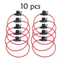 10-pack 16 pressure gauge ATC/ATO mini blade online fuse holder 100% copper wire