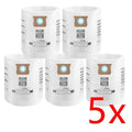5 pcs Replacement Bags for Shop-Vac 10-14-Gallon High Efficiency 90672 I 906720