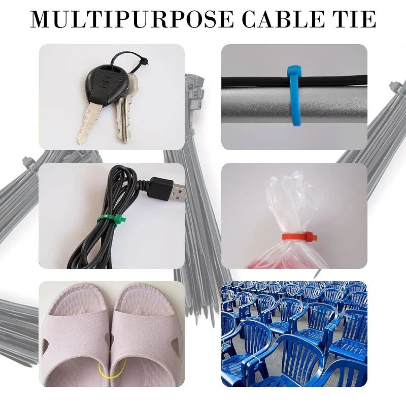 Zip tie 4 inches (about 100mm),18 pounds tensile strength black tie,1000pcs /bag
