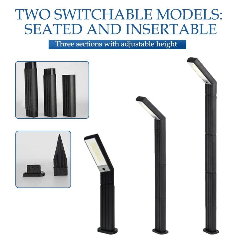Solar LED Lawn Light - Waterproof ABS landscape light, 8-12H battery life