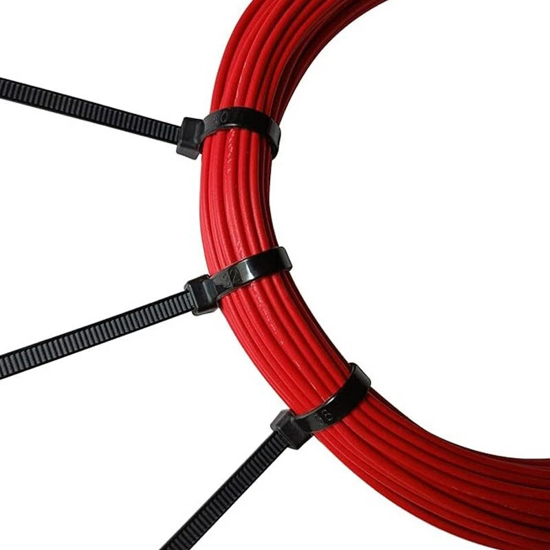 Zip tie 4 inches (about 100mm),18 pounds tensile strength black tie,1000pcs /bag