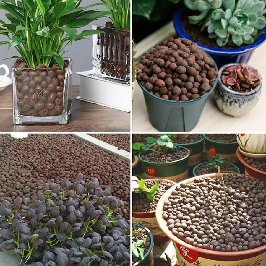 3 to 10 LBS LECA Expanded Clay pebbles - soil hydroponic horticultural grade