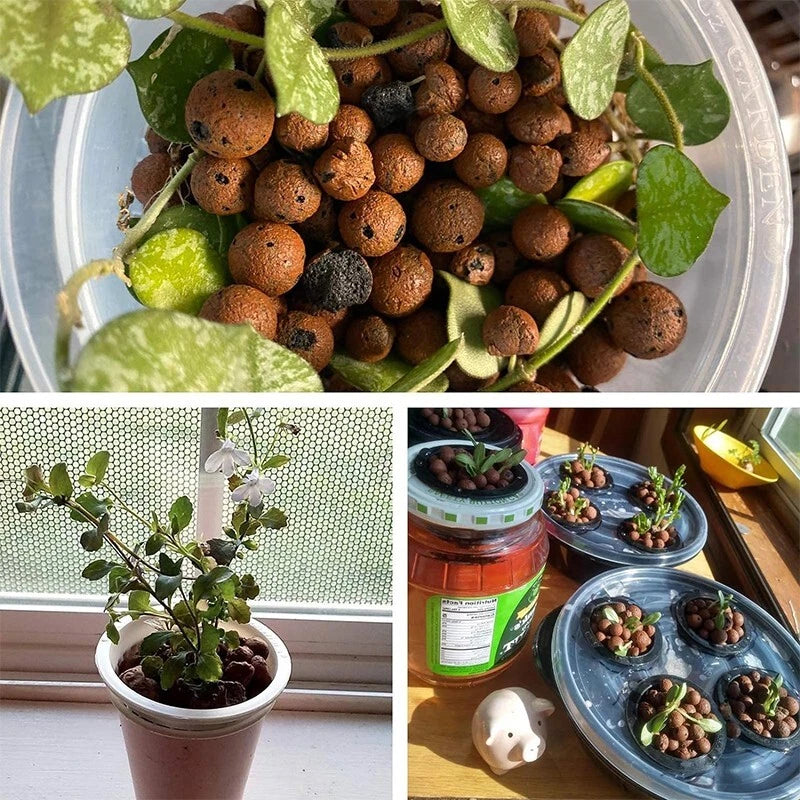1-30 pounds of plant clay pebbles - Natural clay pebbles for indoor plants