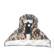 Camouflage Dust Cap Hood with Face Cover - Full Head Neck Protection for Sandbla