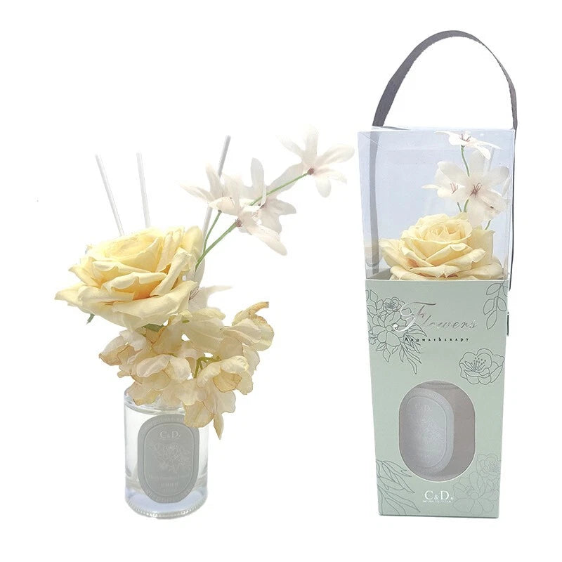 Lychee Orange Blossom - Aromatherapy diffuser with 3 sticks for home decor