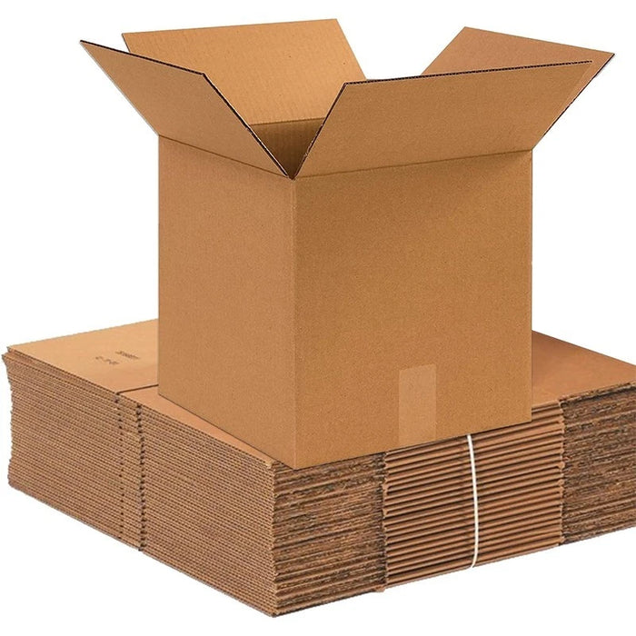 13x13x13 inch corrugated cardboard boxes | Pack of 2-6, suitable for shipping