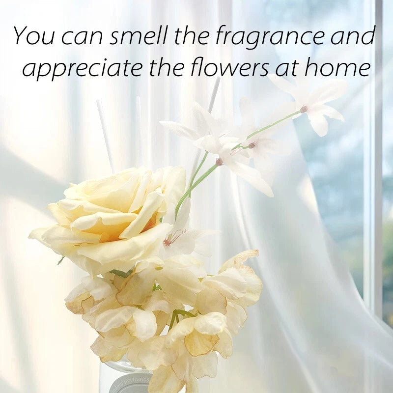 Lychee Orange Blossom - Aromatherapy diffuser with 3 sticks for home decor
