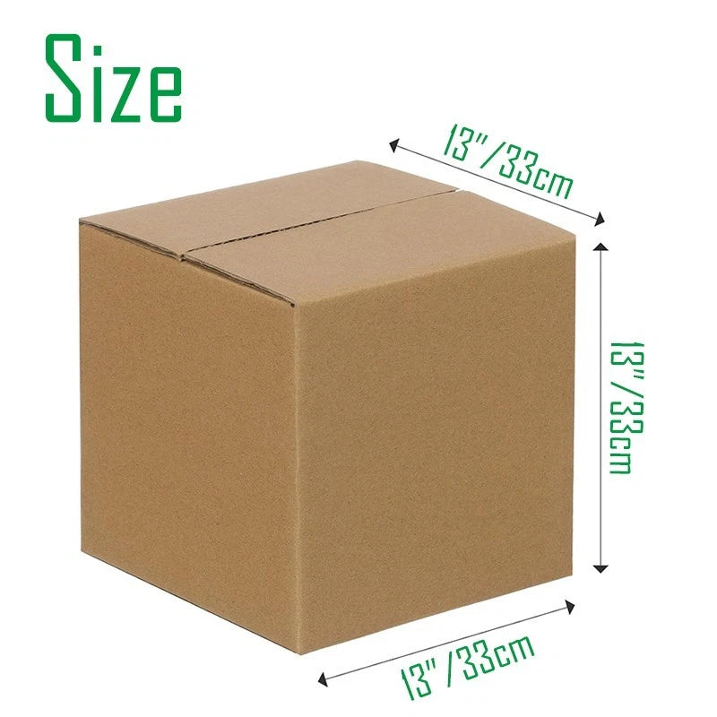 13x13x13 inch corrugated cardboard boxes | Pack of 2-6, suitable for shipping